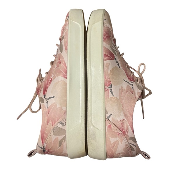 Ecco Soft 8 Floral Rose Dust Pink Sneaker ❤️ SZ 9 - Picture 4 of 6